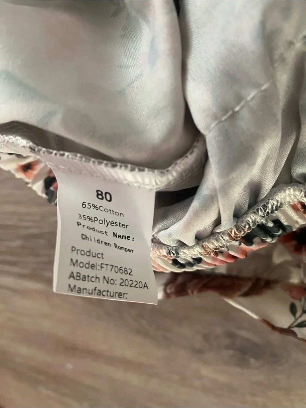 Floral & Highland Cow Ruffle Baby Romper